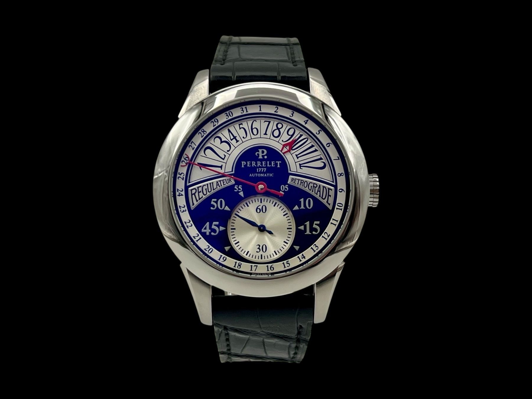Perrelet Orologi: Perrelet Regulateur Retrograde A1041/A0042 – Usato da Lajoux JU venduto da Enzo_