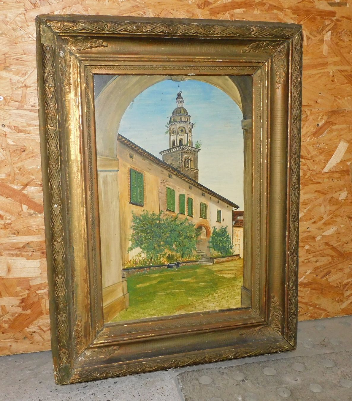 Tableaux: Kunst Ölgemälde Bild mit antik Rahmen – D'occasion à Sursee par 76