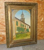 Kunst Ölgemälde Bild mit antik Rahmen
