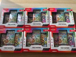 6 x box Pokemon First Partner Serie 3