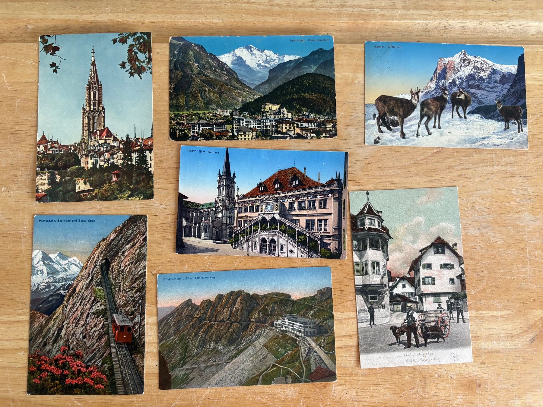 Ansichtskarten: Alte Ansichtskarten Schweiz Konvolut guter Zustand – Gebraucht aus Frick von Rukki 1