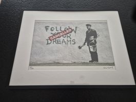 Banksy Lithografie limitiert. Nr. 15 von 150