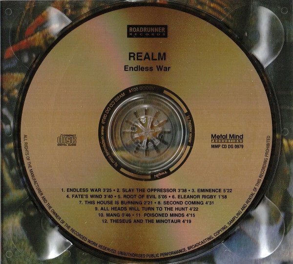 CD: Realm – Endless War Digipak Limited Edition Numbered – Usato da Gingins venduto da Demonseed 1