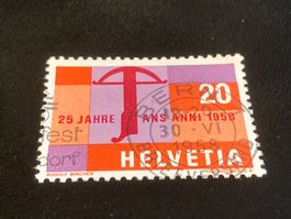 Ursprungszeichen für CH ZNr. 336 1958 Vollstempel Bern