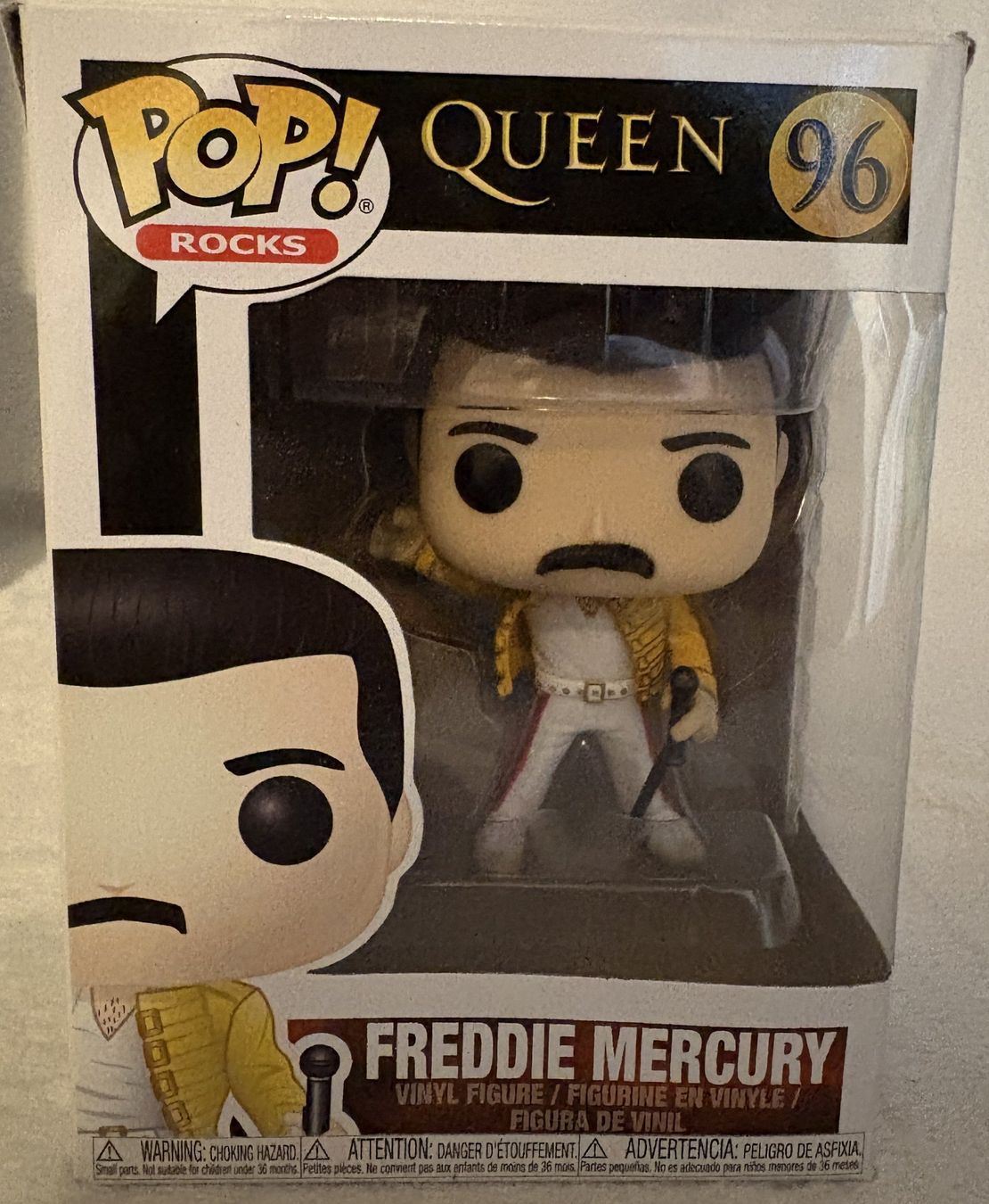 Funko Statuette: Funko Pop Rocks - Queen - 96 - Freddy Mercury – Nuovo e nell'imballaggio originale da Meisterschwanden venduto da McSchein