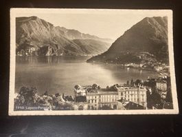 Schweiz 1914 Ansichtskarte Lugano-Paradiso gelaufen