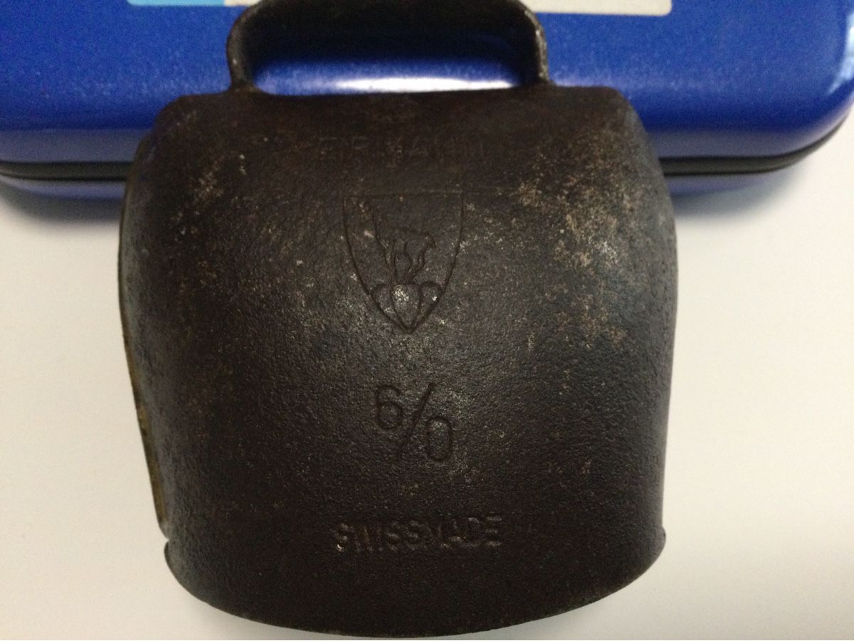 Campanacci mucche: 3x Schaf oder Ziegen Glocken FIRMANN Swiss Made Original – Usato da Basel venduto da vat_lp8z
