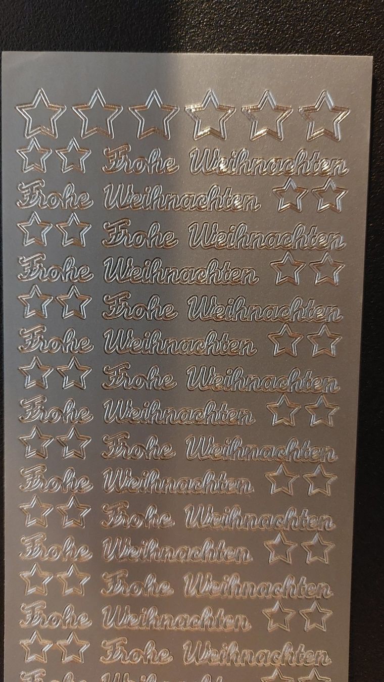 Sticker: Weihnachtsaufkleber "Frohe Weihnachten" – Nuovo e nell'imballaggio originale da Zollikofen venduto da Blackie 1