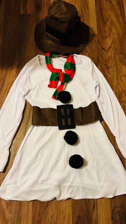 Déguisement Snowman Smiffy Femme Taille L (SANS COLLANTS!!)
