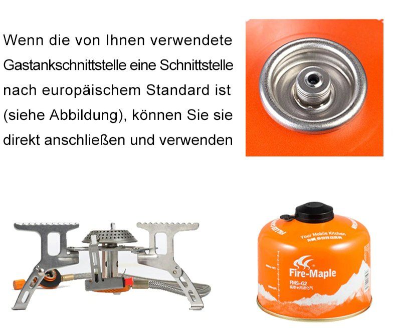 Veicoli da campeggio: Campingkocher mit Adapter, faltbar – Nuovo e nell'imballaggio originale da Niederwil SG venduto da kaseopeia 8