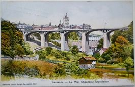 Postkarte Bussy-Sur-Morges nach Lausanne 14.09.1909