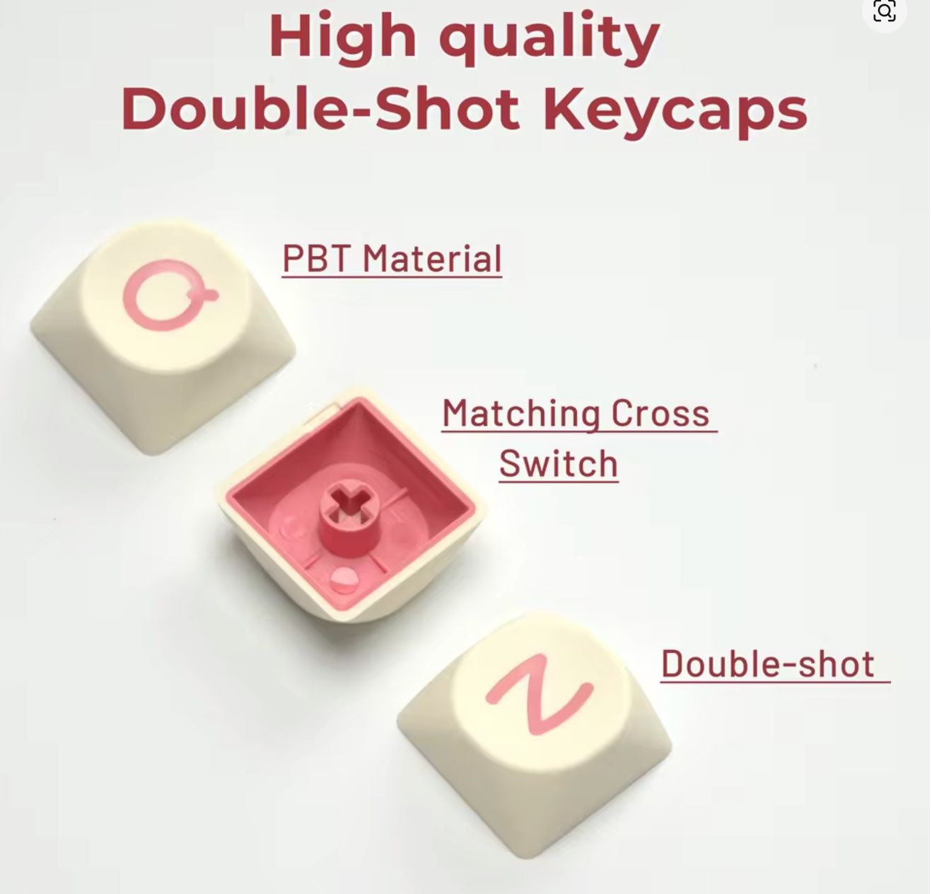 Tastiere: XVX MOOD 130 Keycaps MOA Profile PBT for Mechanical Keyboard – Nuovo e nell'imballaggio originale da Belmont-Lausanne venduto da HausPopCharm 5