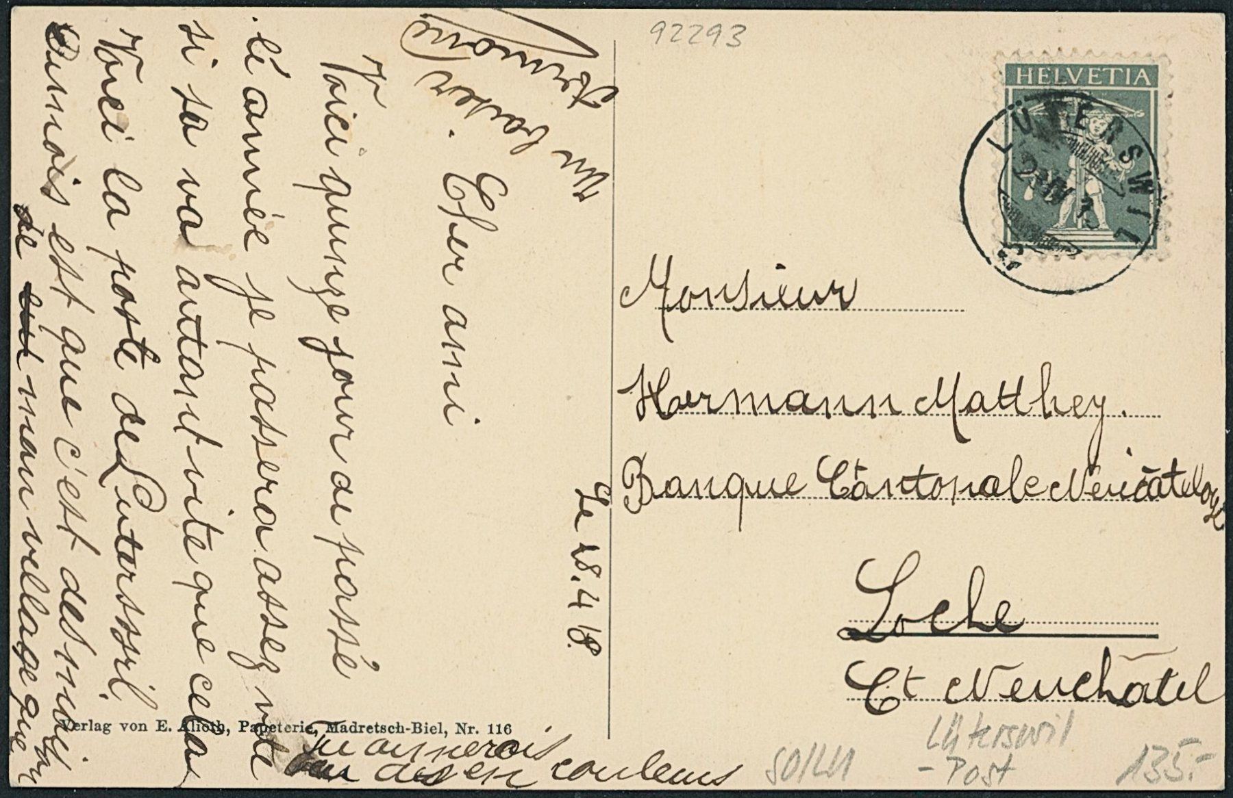 Cartes postales: SO Lüterswil - Post – D'occasion à Schindellegi par dolpitz 1