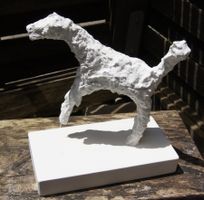 Skulptur: Ein Pferd