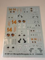 1/48 DECALS AUS KAGERO BF-109F VOL.II MONOG. 35 NUR DECALS