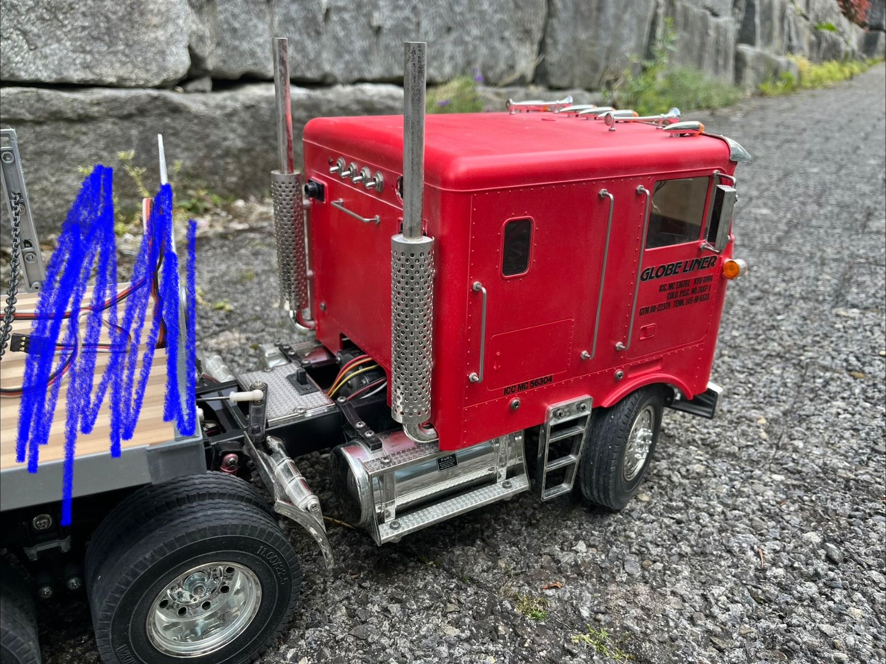 Tamiya RC Kits de montage: Tamiya Globeliner ohne Trailer – D'occasion à Hettlingen par mat_ts7l 1