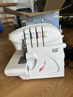 Overlock Nähmaschine weiss guter Zustand