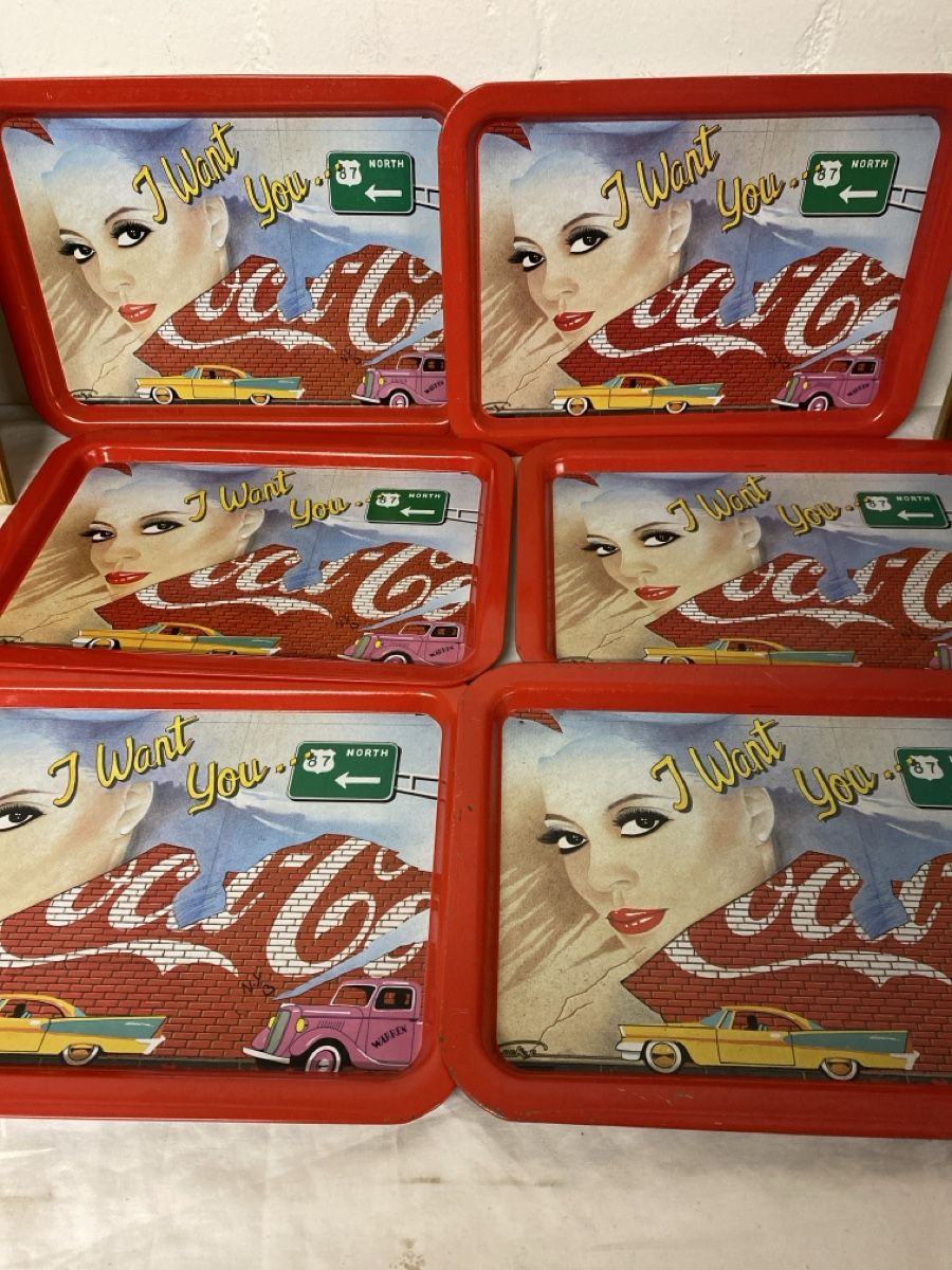 Piatti di portata: 6.Coca Cola Serviertablett Retro – Usato da sursee venduto da trilli-tralli