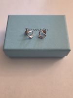 Tiffany & Co. 925 Silber Ohrringe Open Heart   100% Original