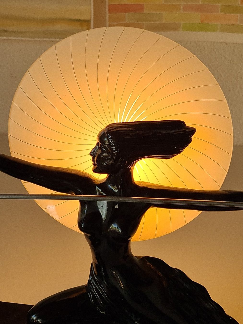 Lampen: Art Déco Stil Tischlampe – Gebraucht aus Villmergen von Platinus
