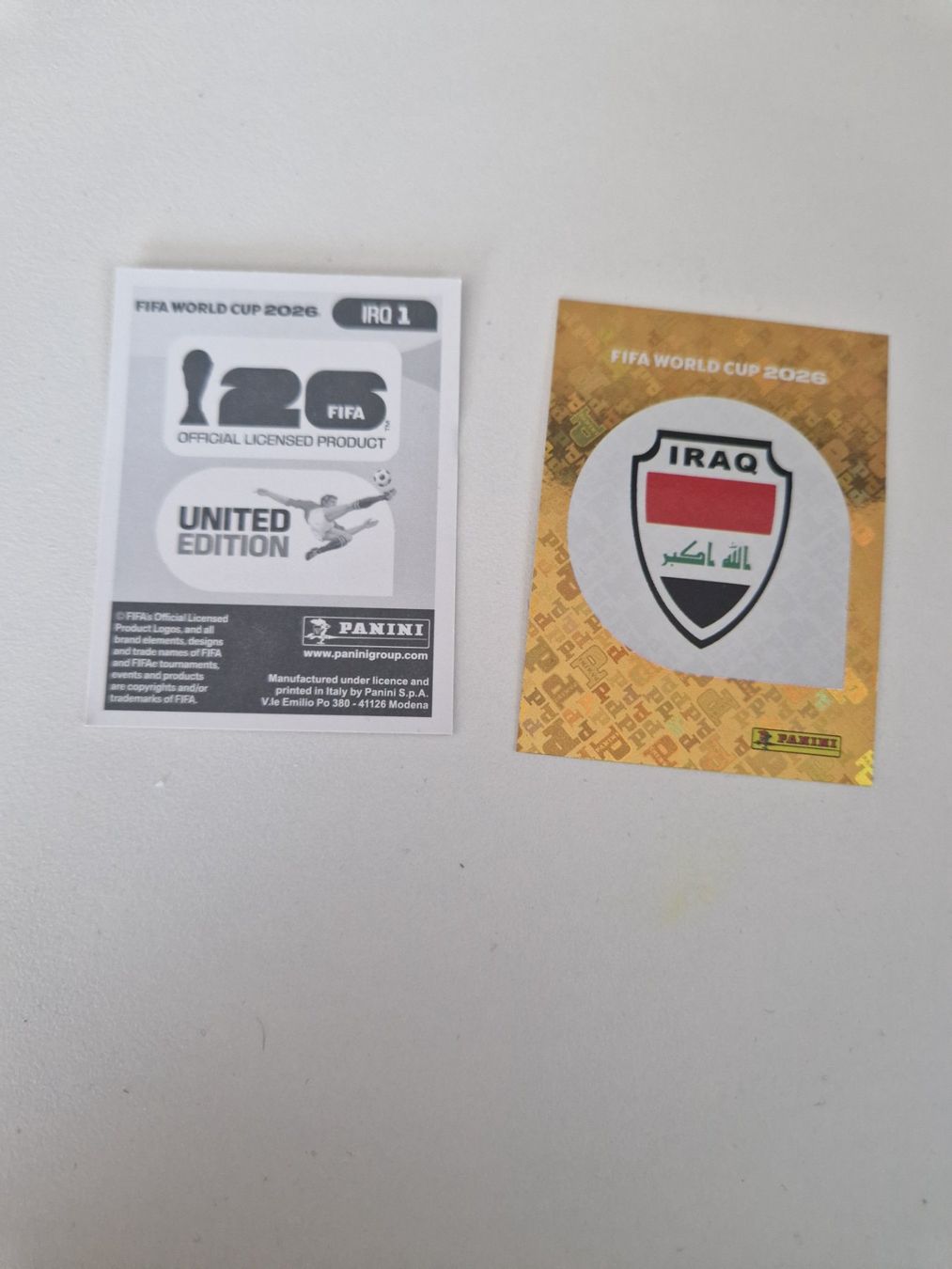 Panini Sammelbilder & Trading cards: Panini Sticker IRQ1 – Neu (gemäss Beschreibung) aus Stüsslingen von white_angel86