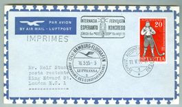 1955 Schweiz Flugpost FF