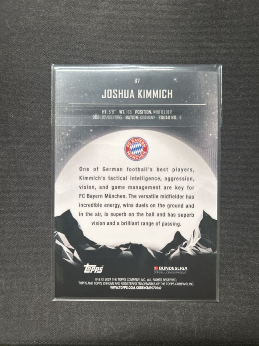 Topps Carte collezionabili: Topps Midnight Kimmich /12 Base – Usato da Greppen venduto da hcv_cc2r 1