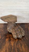 Löwentatze Holz geschnitzt antik Möbelfuss