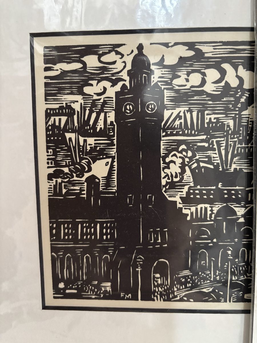Xilografie: 4 Holsschnitte FRANS MASEREEL ( 1889 - 1972) – Nuovo (secondo la descrizione) da Biel/Bienne venduto da CuriousCat 6