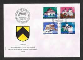 Bundesfeiermarken 1978, Ersttagsbrief