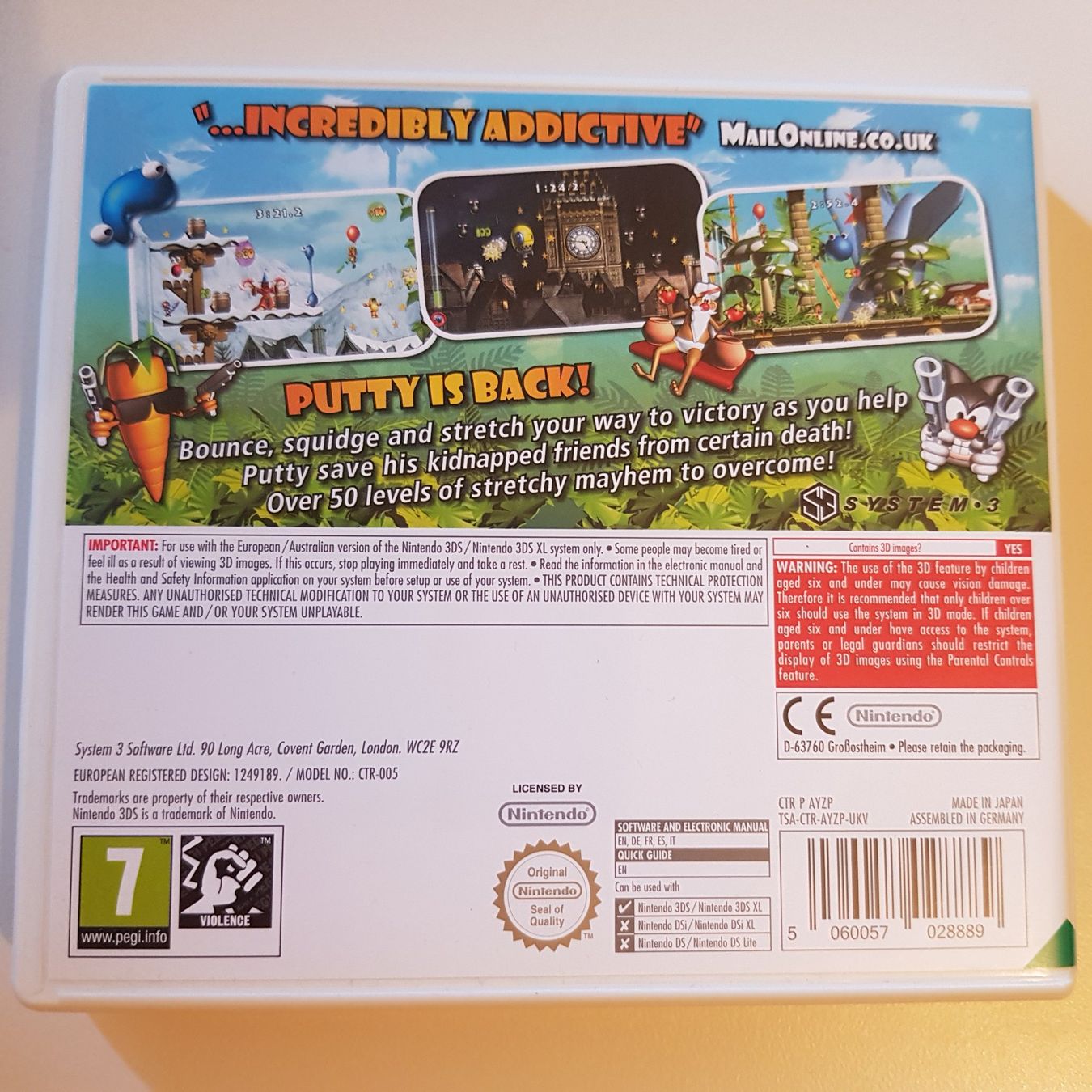Nintendo Spiele: Putty Squad /3DS – Gebraucht aus Münchenstein von 2DGames 1