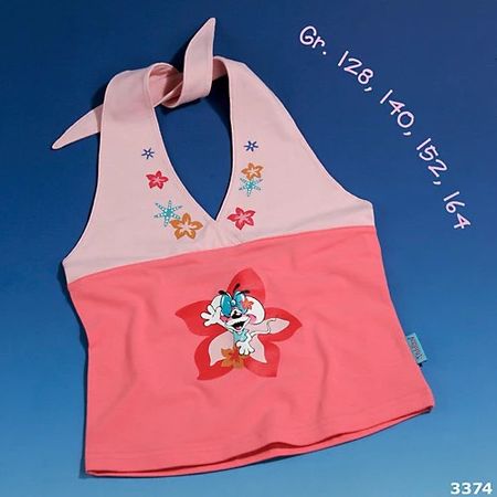 Diddl - Diddlina Neckholder-Top Grösse 140 NEU/OVP