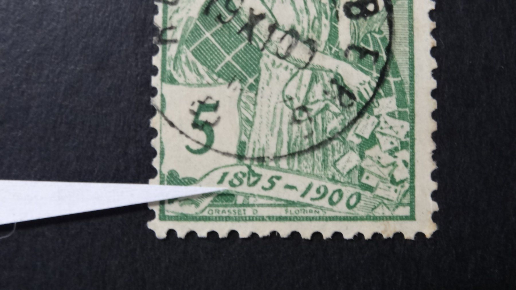 Tutti i francobolli: senkrechter Strich durch 1875   SBK 77B.2.04c  72 – Usato da Anwil venduto da larks 1