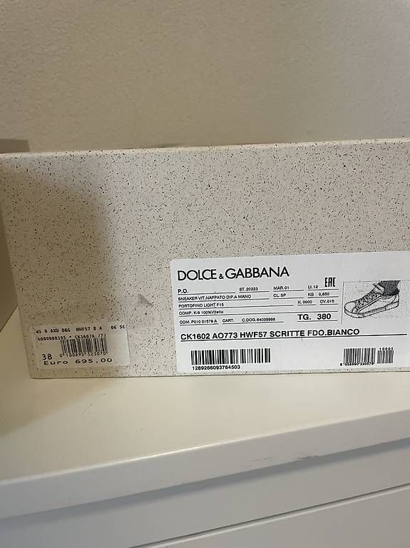 Dolce & Gabbana Herrenschuhe: Original Dolce & Gabbana Graffiti Sneaker  Gr. 38 – Gebraucht aus Glis von SabrinaXA 3