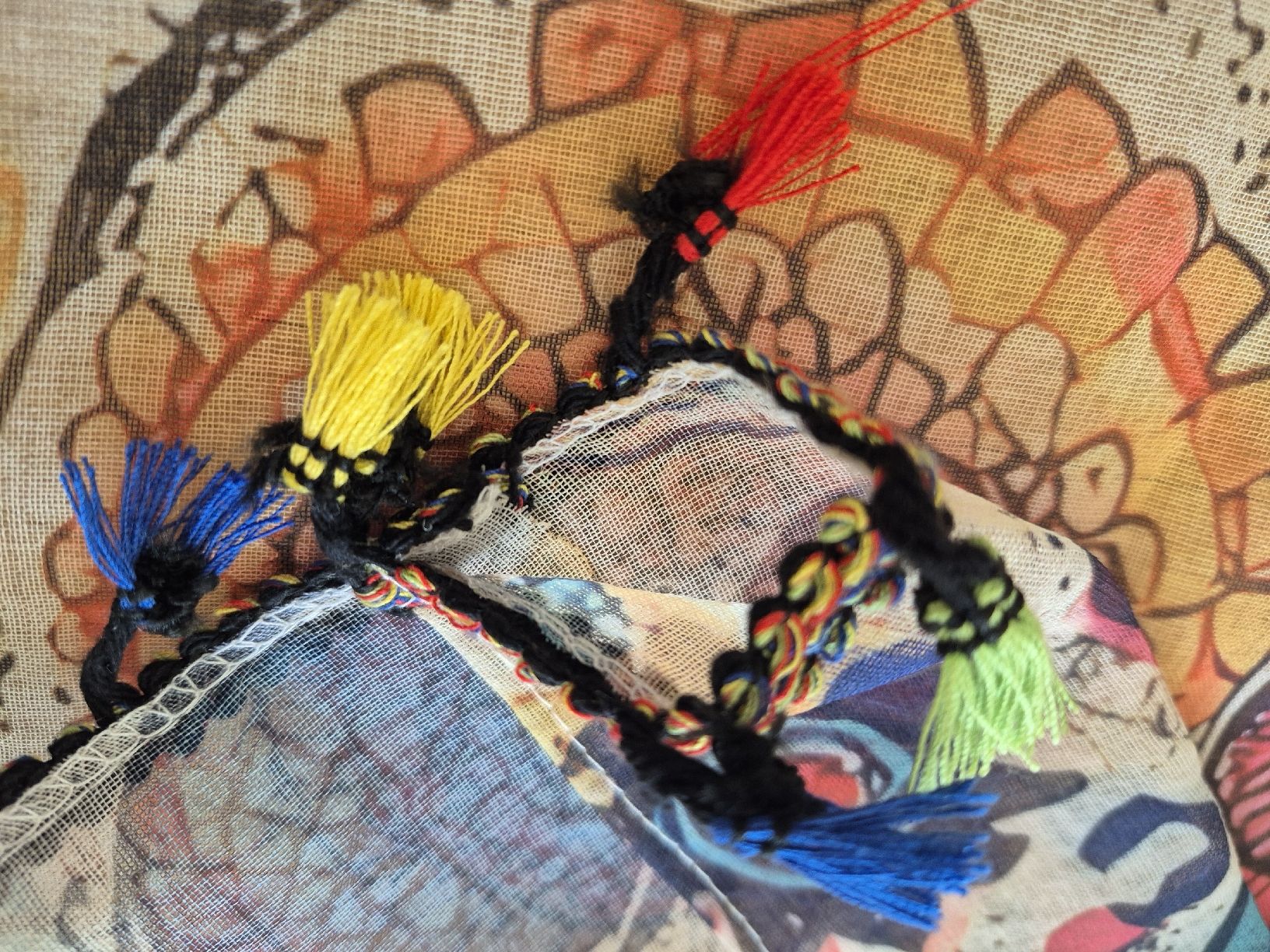 Vorhänge: 2 Vorhangschals mit Boho Muster – Neu (gemäss Beschreibung) aus Gerlafingen von nila44 4