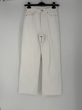 Weisse H&M Wide High Waist Jeans Gr. 34 neuwertig