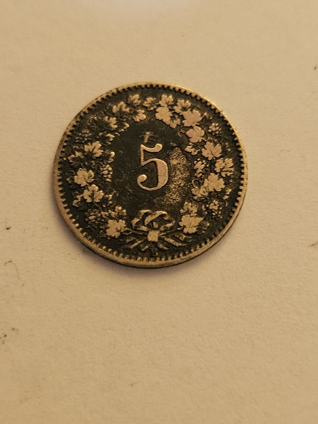Tutti le monete: 5 Rappen 1872 – Usato da Pfäffikon ZH venduto da Melibol 1