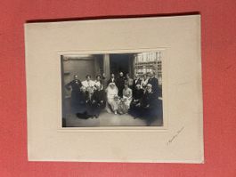 Historisches Hochzeitsfoto E. Synnberg Luzern auf Karton