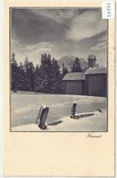 Heimat - Winterlandschaft in Graubünden - Neujahrskarte