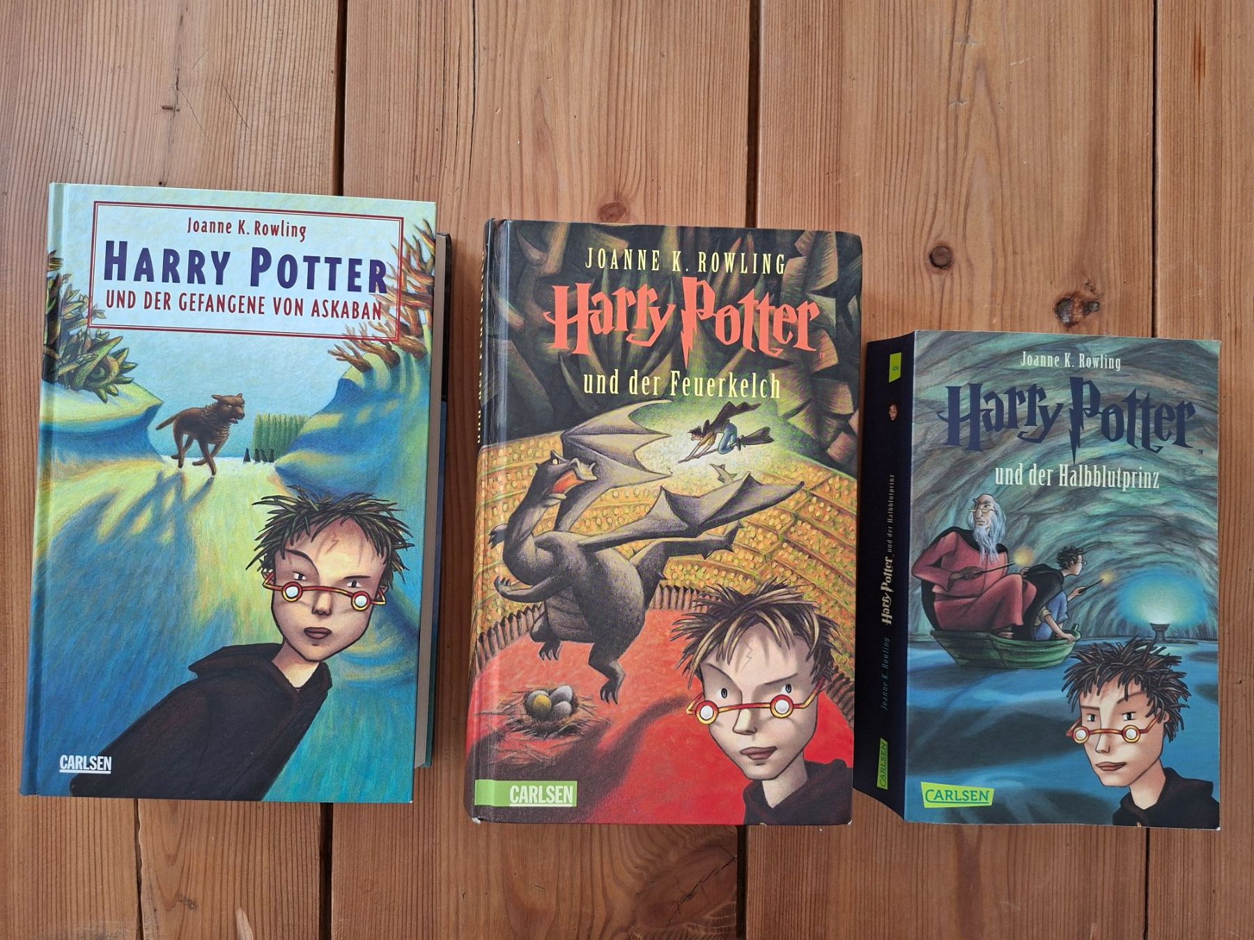 Libri: Harry Potter Bücher (3 Teile) – Usato da Schiers venduto da Ritterdermark