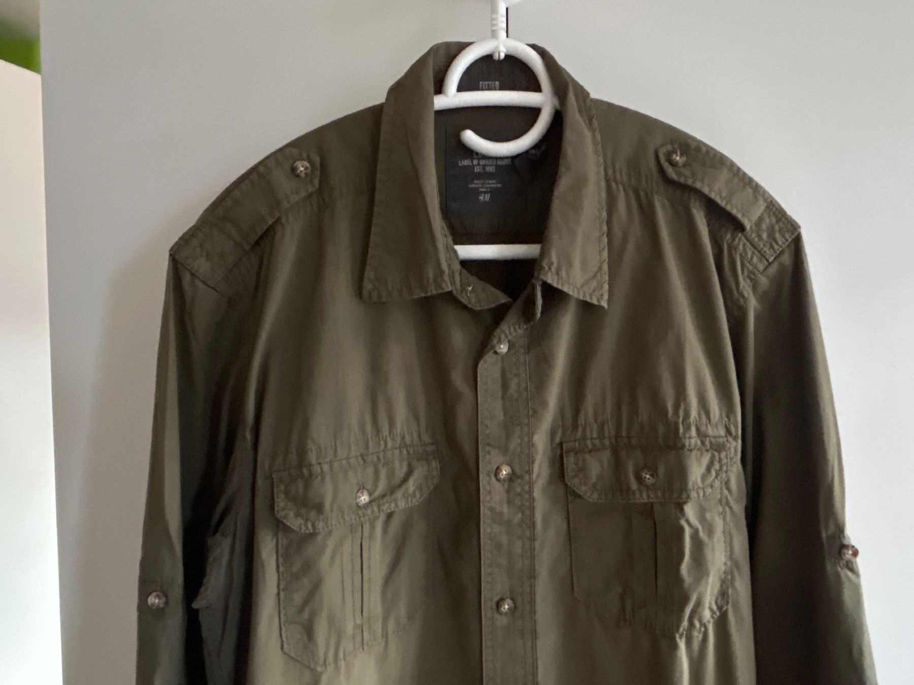 H&M Camicie: Langarm Hemd Herren beige L.O.G.G. Gr. L – Usato da Brunnen venduto da Nala2929 2