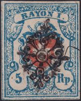 Rosette von Pfyn, Traum-Marke für den Stempelsammler. LP!