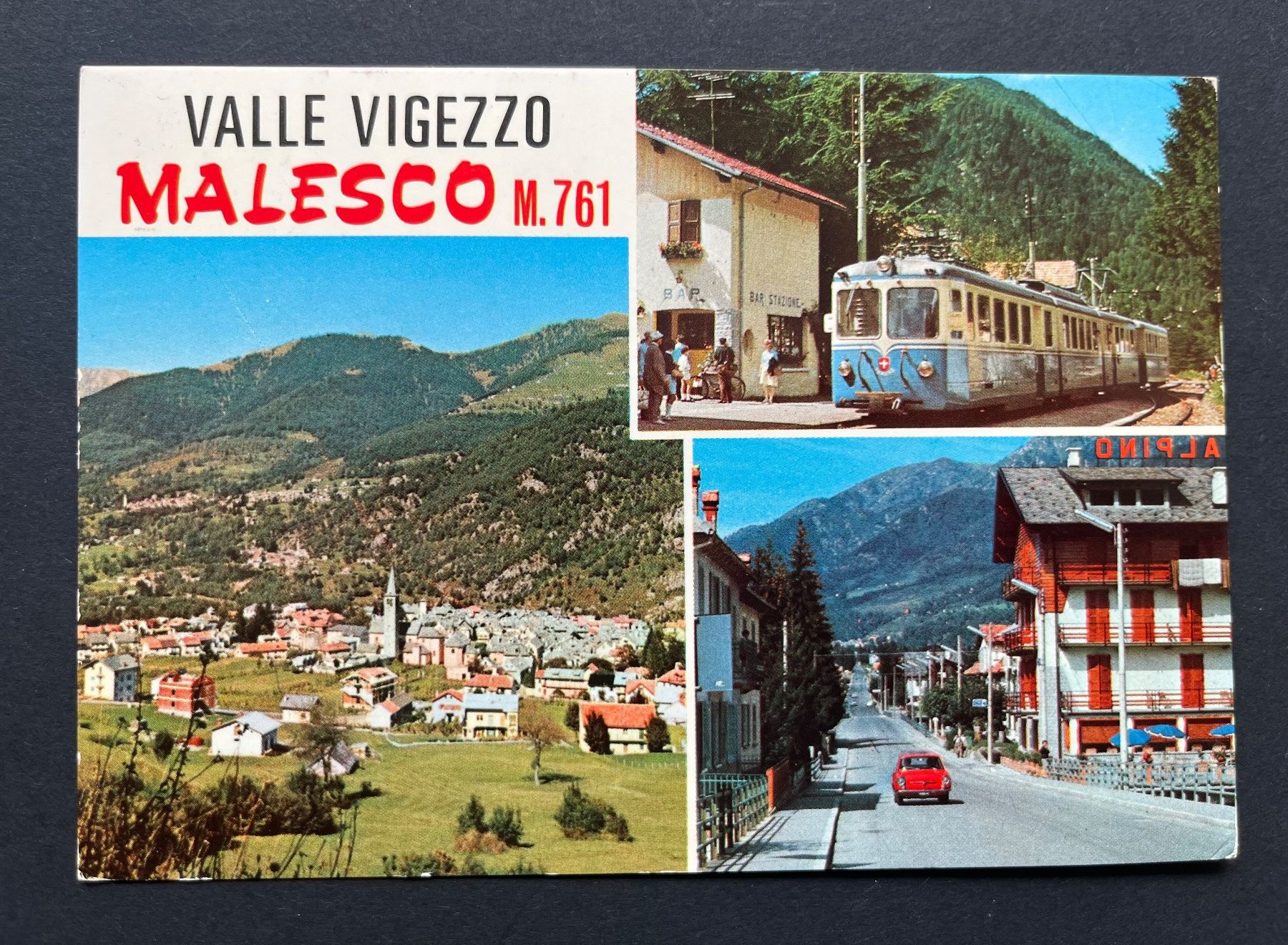 Cartes postales: MALESCO , VALLE VIGEZZO/3 Ansicht /Bahn – D'occasion à Ostermundigen par DaxKarten-75