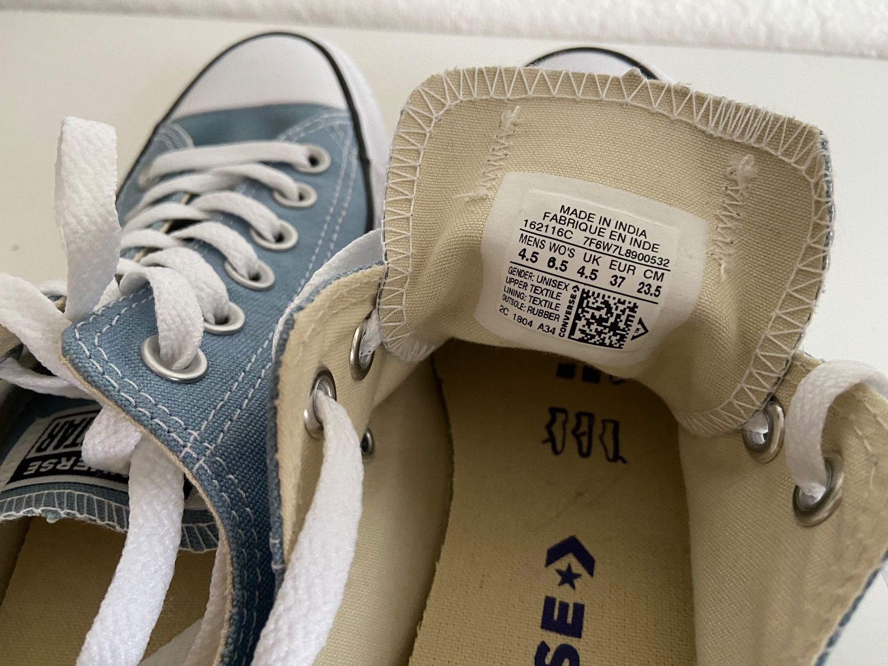 Converse Scarpe da donna: Neue Converse Hellblau - Grösse 37 – Nuovo e nell'imballaggio originale da Bern venduto da Javero 2