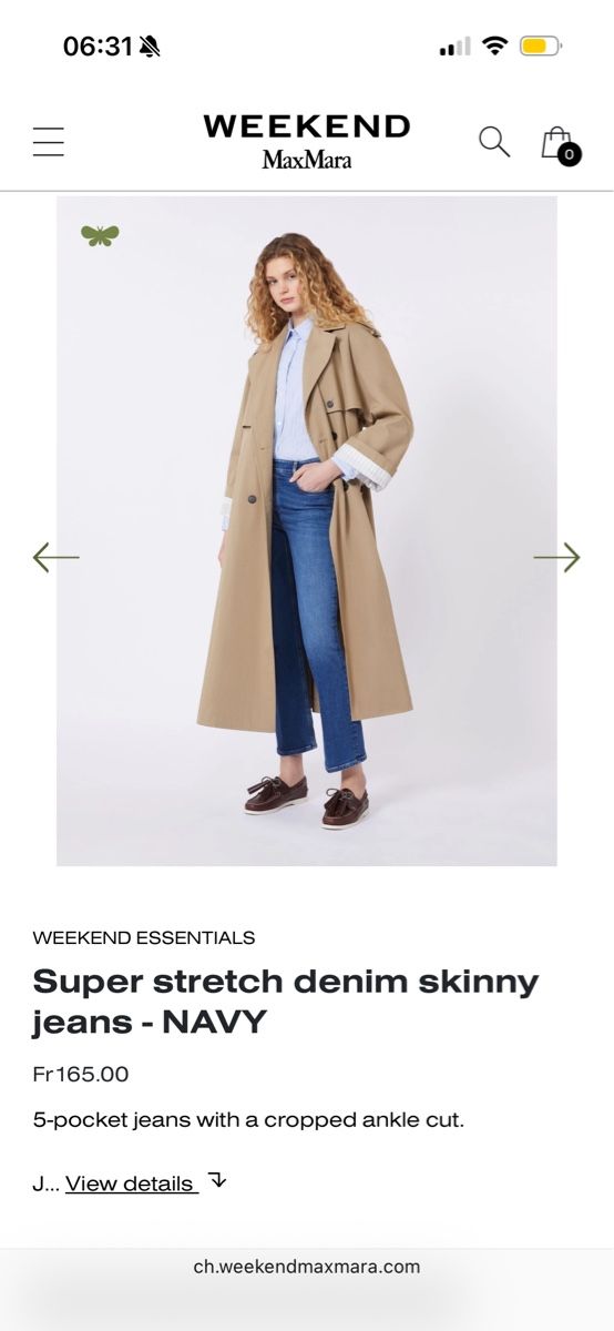 Max Mara Jeans: Max Mara Weekend Navy Jeans 32 – Nuovo e nell'imballaggio originale da Zürich venduto da sara_umpf 3
