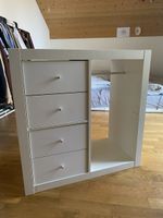 Kinderkleider-Schrank/Garderobe, weiss, Basis IKEA KALLAX