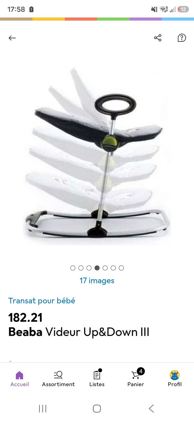 Béaba Wippen & Schaukeln: Transat Beaba Vidour Up&Down  – Gebraucht aus Founex von Vivi.dressing