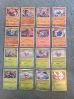 16 Pokémon Holo Karten mit Stern verschiedene Typen