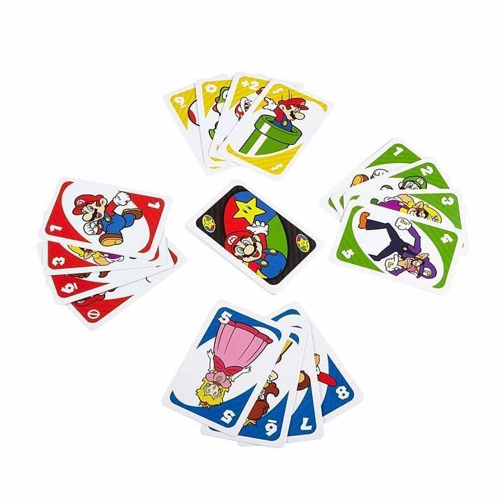 Spiele: UNO - Super Mario – Neu und originalverpackt aus Niederglatt von Spielebros 4