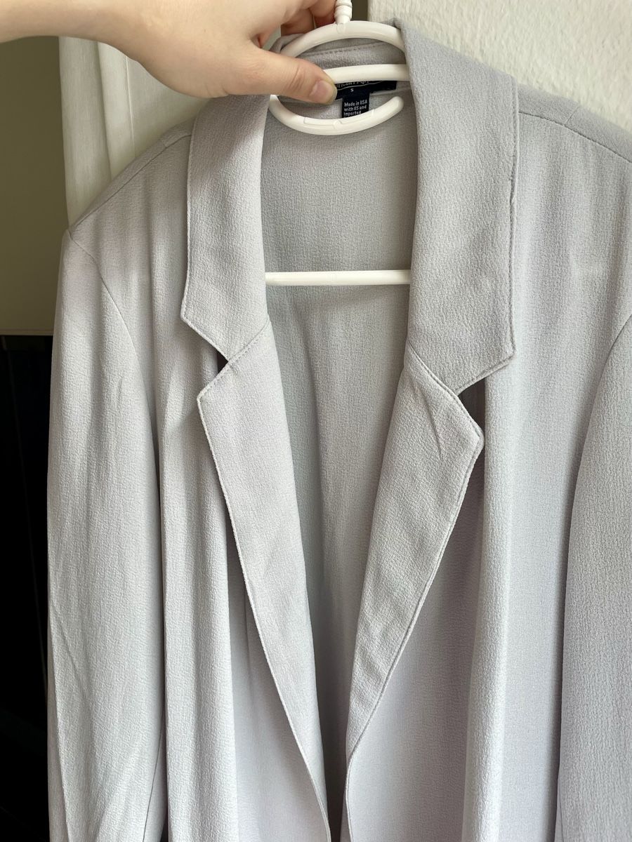 Giacche: American Apparel Blazer Jacke, hellblau/creme, Gr. S/M – Usato da Zürich venduto da Carlajimena 6